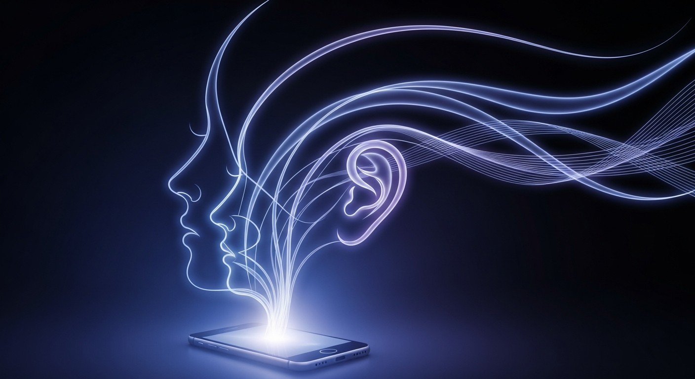 AI companion device listening concept