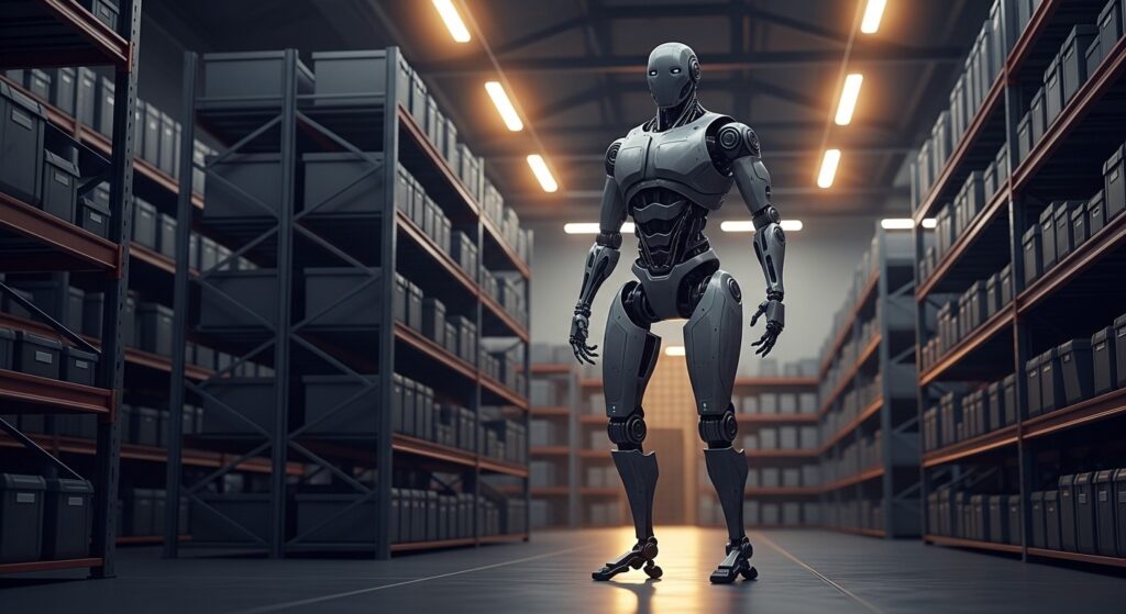 Agility Robotics Digit humanoid robot in warehouse