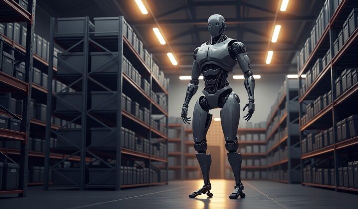 Agility Robotics Digit humanoid robot in warehouse
