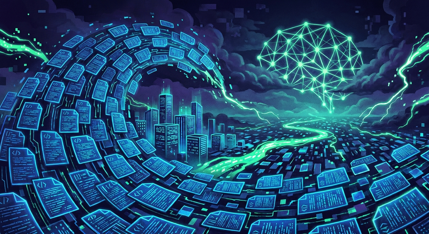 AI-generated content flooding information spaces at scale