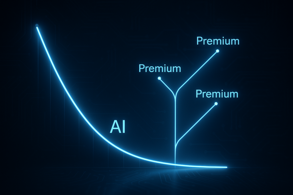 The commoditization curve: base AI intelligence is getting cheaper faster than anyone expected